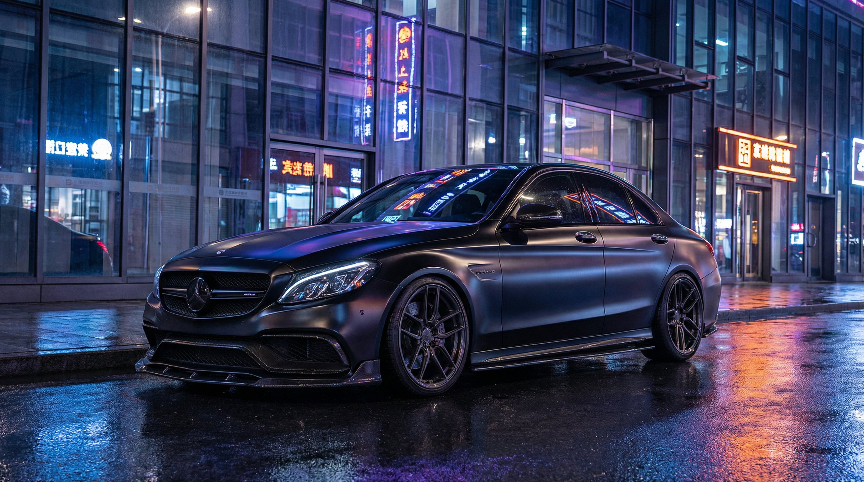 海角社区奔驰C63改装视频